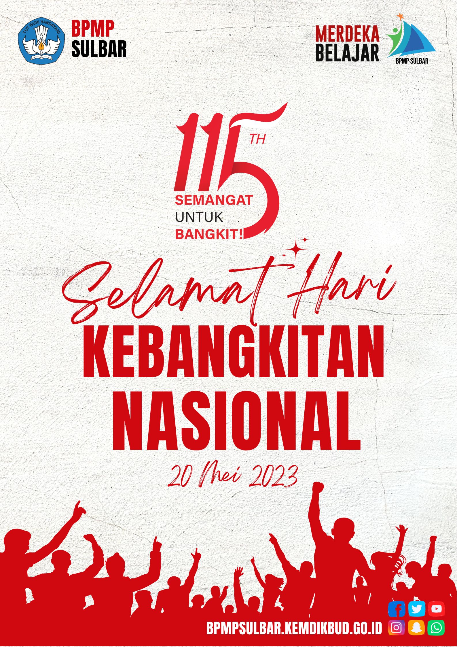 Hari Kebangkitan Nasional Greeting Message Poster(1)