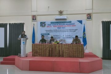 Kasubbag Umum BPMP Provinsi Sulawesi Barat membuka secara resmi Kegiatan Rakerwil dan Workshop PKBM